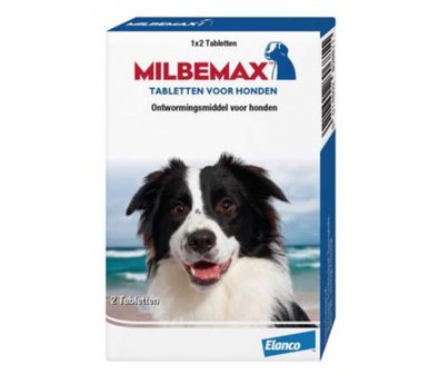 Milbemax grote hond 2 tabl