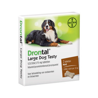 DRONTAL Large Dog Tasty 2 tabl. (&gt;35KG)