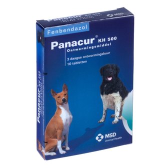 Panacur KH 500 mg 10 tabletten