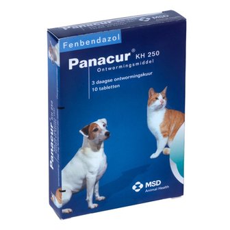 Panacur Kat Hond 250 mg 10 tabletten