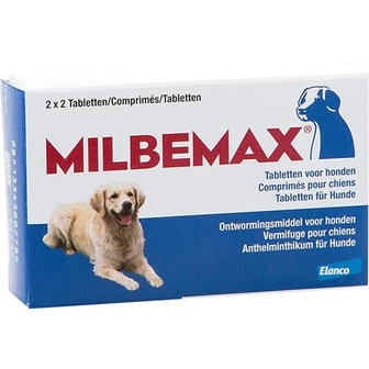 MILBEMAX Grote Hond 4 tablet 12,5/125mg  (5-50kg)