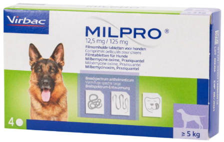 Milpro Grote Hond 4 tablet 