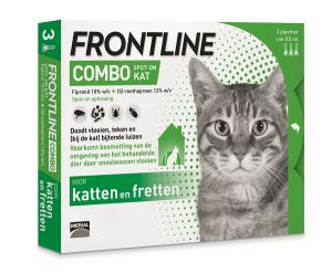 Frontline Combo Spot On kat | Effectief ontvlooien | Scherp - DocVet voor Hond & Kat