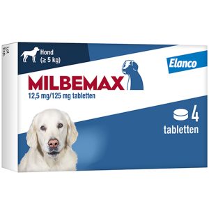 Milbemax verpakking grote hond 2025