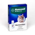 Mansonil All Worm Cat (>2kg) 4 tabl