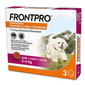 Verpakking van frontpro hond s