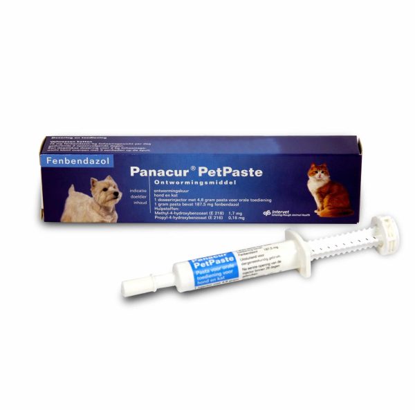 Panacur PetPaste verpakking met losse tube